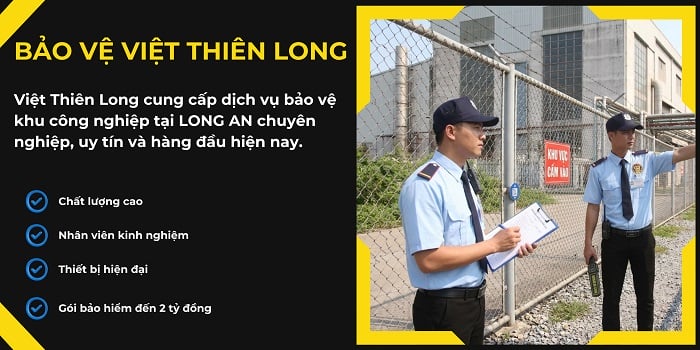 Bảo vệ khu công nghiệp tại Long An uy tín tuần tra 24/7