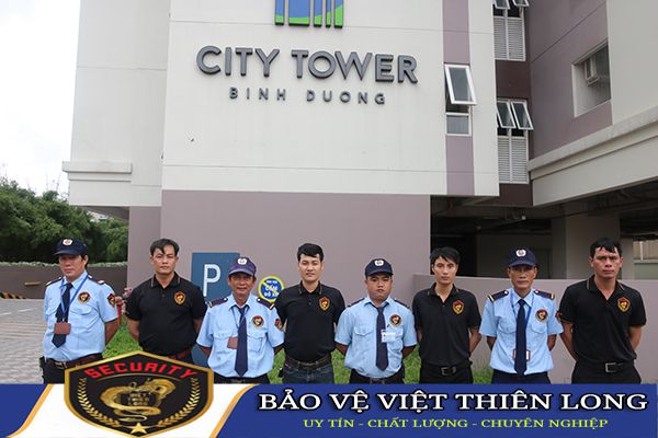 Dịch vụ bảo vệ ở Bàu Bàng uy tín Việt Thiên Long 24/24