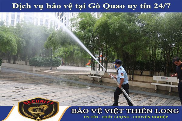 Thuê dịch vụ bảo vệ huyện Gò Quao giá ưu đãi tốt chất lượng