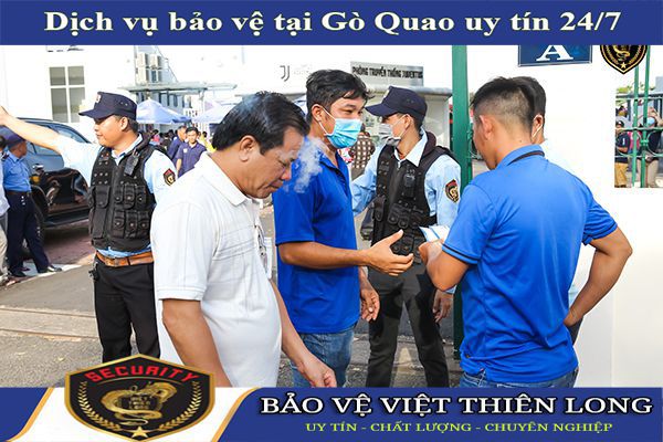 Thuê dịch vụ bảo vệ huyện Gò Quao giá ưu đãi tốt chất lượng