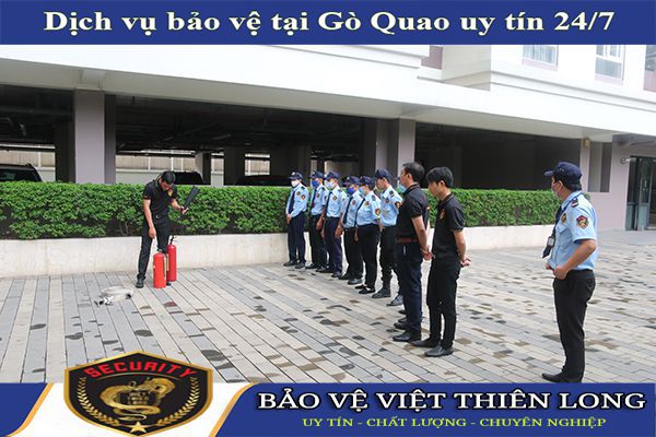 Thuê dịch vụ bảo vệ huyện Gò Quao giá ưu đãi tốt chất lượng