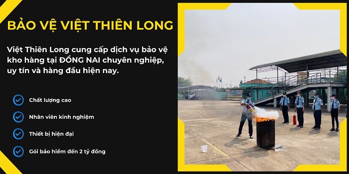 Bảo vệ kho hàng tại Đồng Nai uy tín, kiểm soát an ninh 24/7